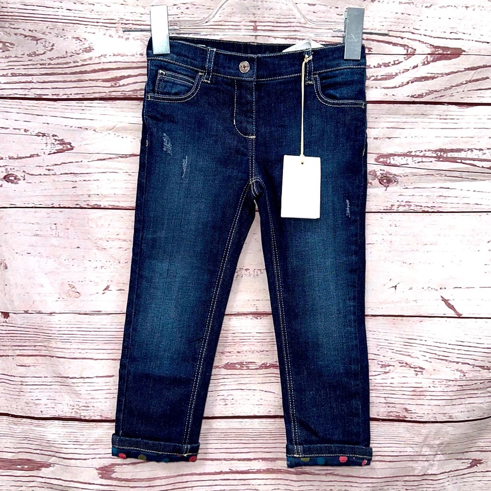 Gucci Denim Quilted Jeans Size 36 Months/3T Length 98 cm